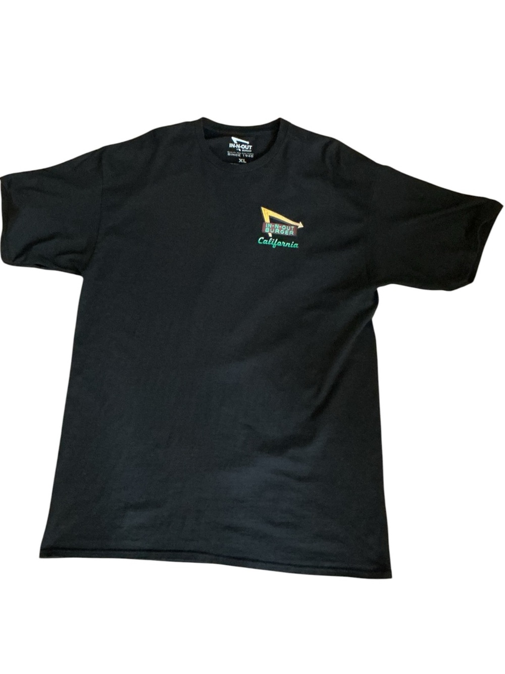 In-N-Out 70th Anniversary Graphic Tee Black Men’s X Large